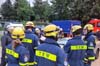 Gemeinsame bung zur Technischen Hilfeleistung vom THW Hamburg-Nord und der Freiwilligen Feuerwehr Barmbek